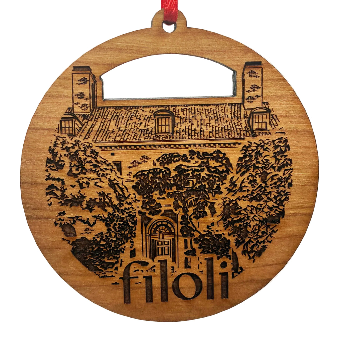 Filoli Wooden House Ornament