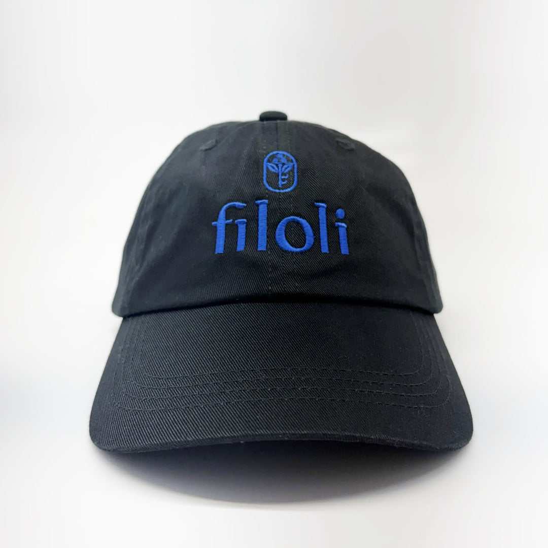 Filoli Twill Baseball Cap - Black