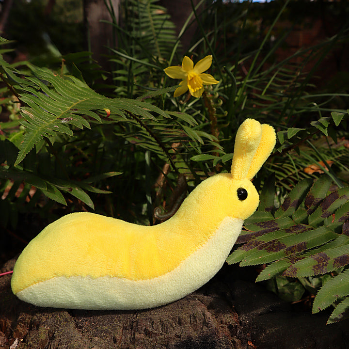 6" Yellow Banana Slug Plush