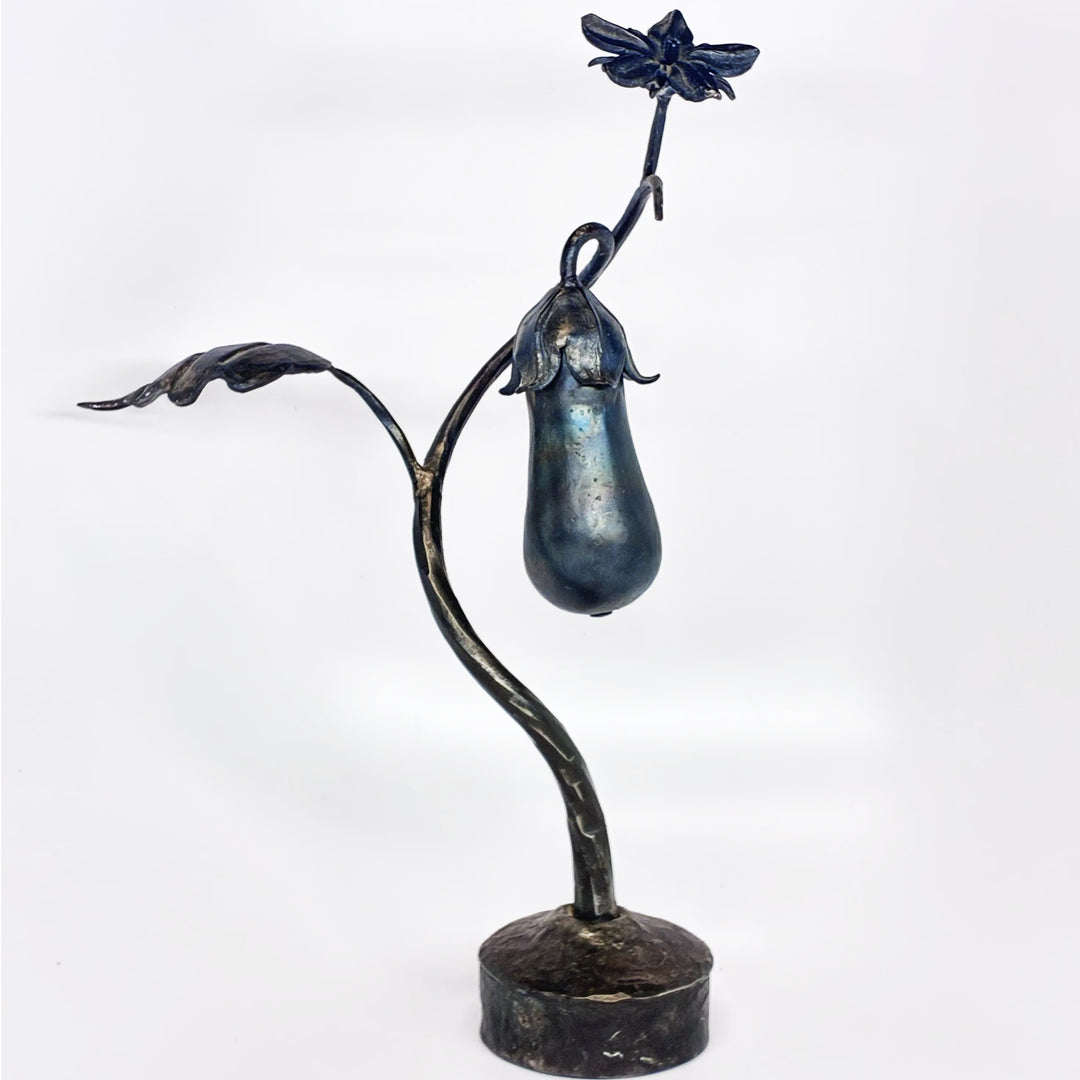 Sml Eggplant Sculpture