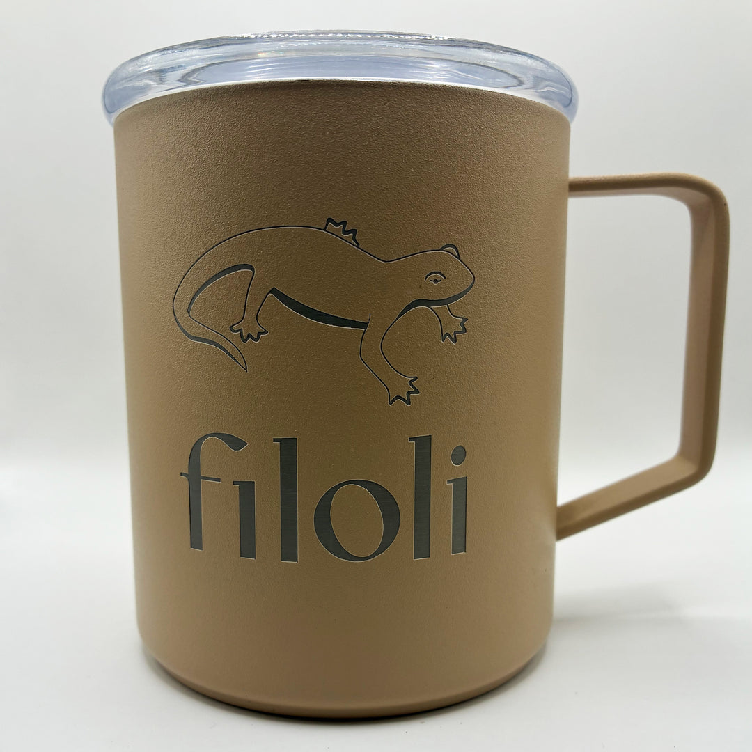 Tan Newt Camp Mug