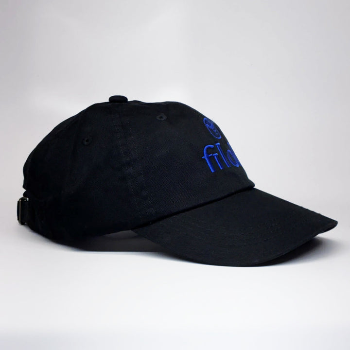 Filoli Twill Baseball Cap - Black
