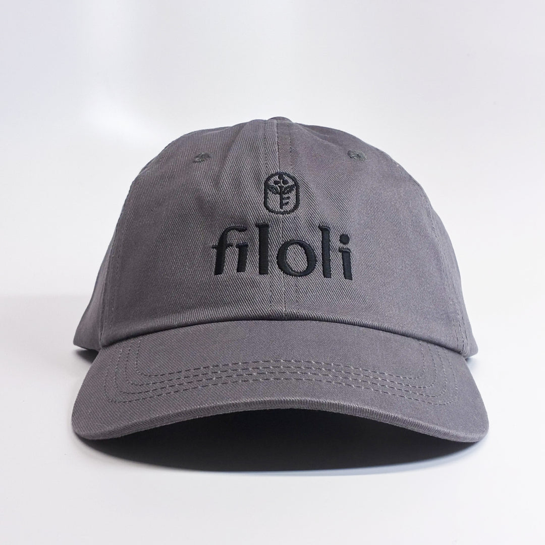 Filoli Twill Baseball Cap - Charcoal