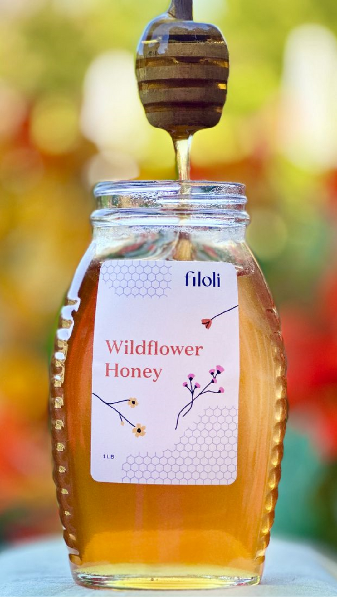 Filoli 16oz jar of honey