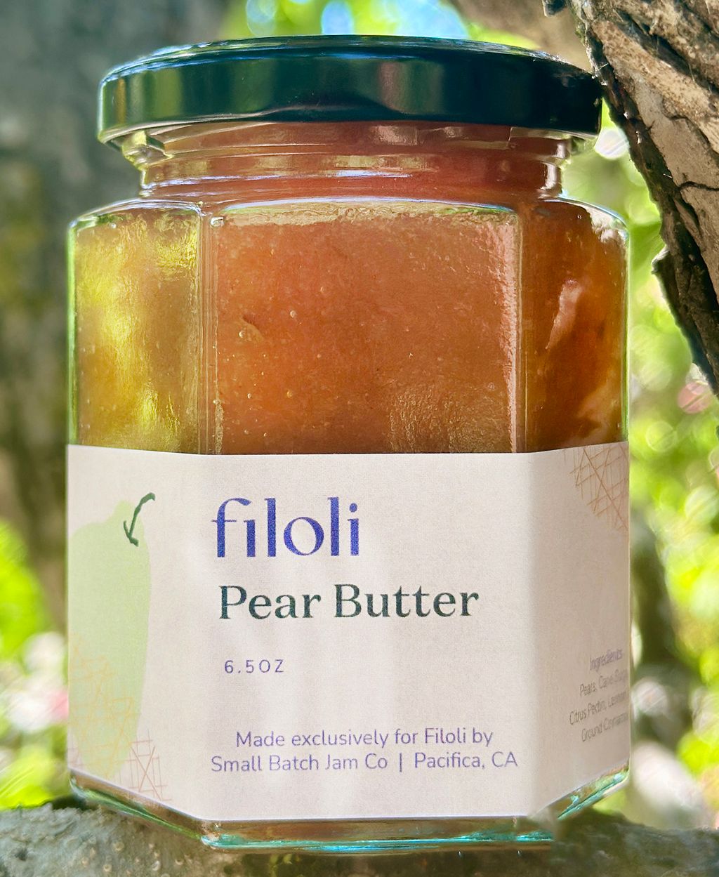Filoli Pear Butter 6.5oz Jar